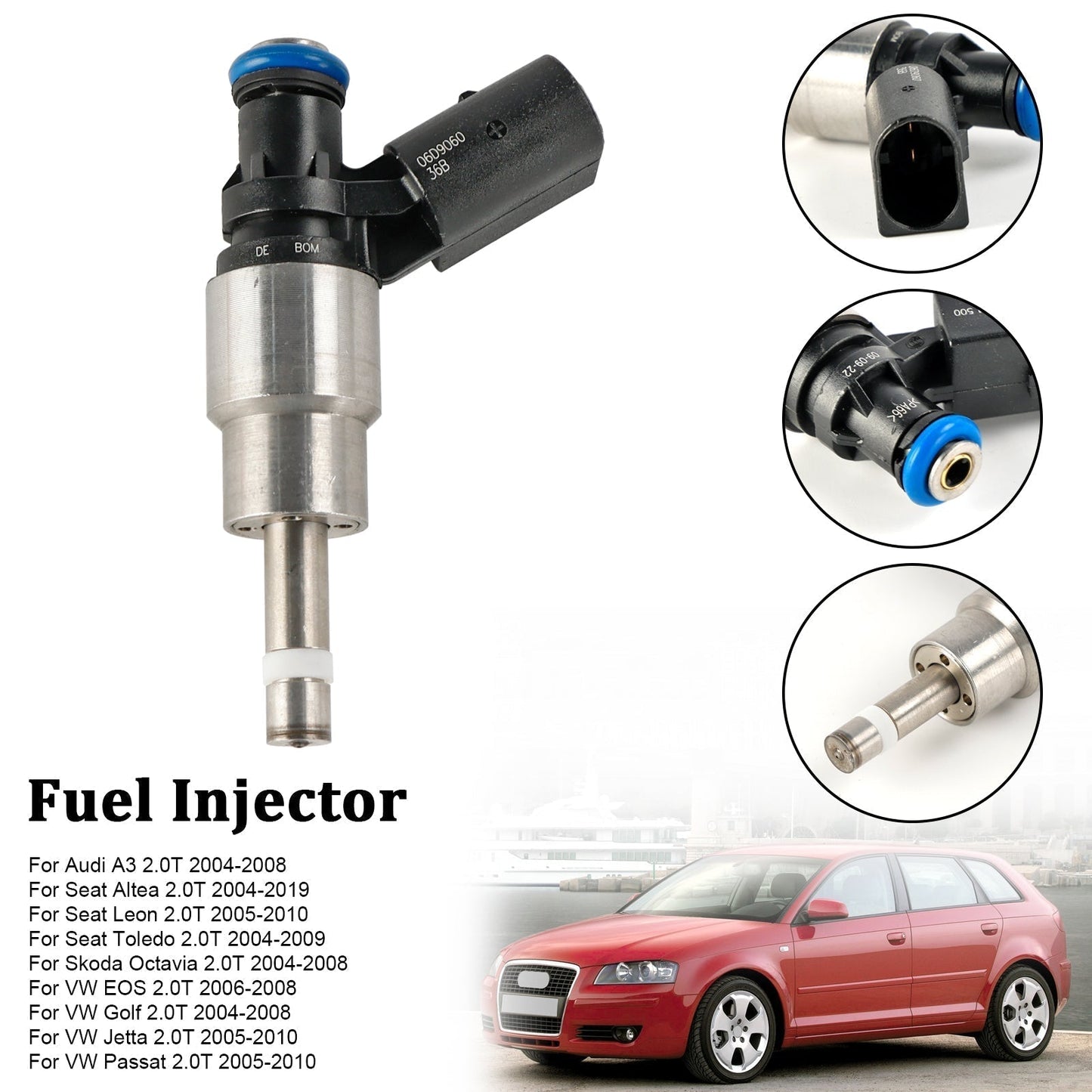 2004-2008 Skoda Octavia 2.0T Fuel Injector 0261500011 06F906040D