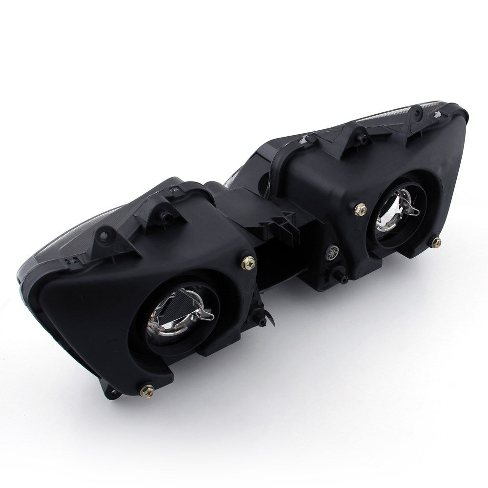Grille de protection de phare avant transparente pour Yamaha YZF R1 1000 (2000-2001)