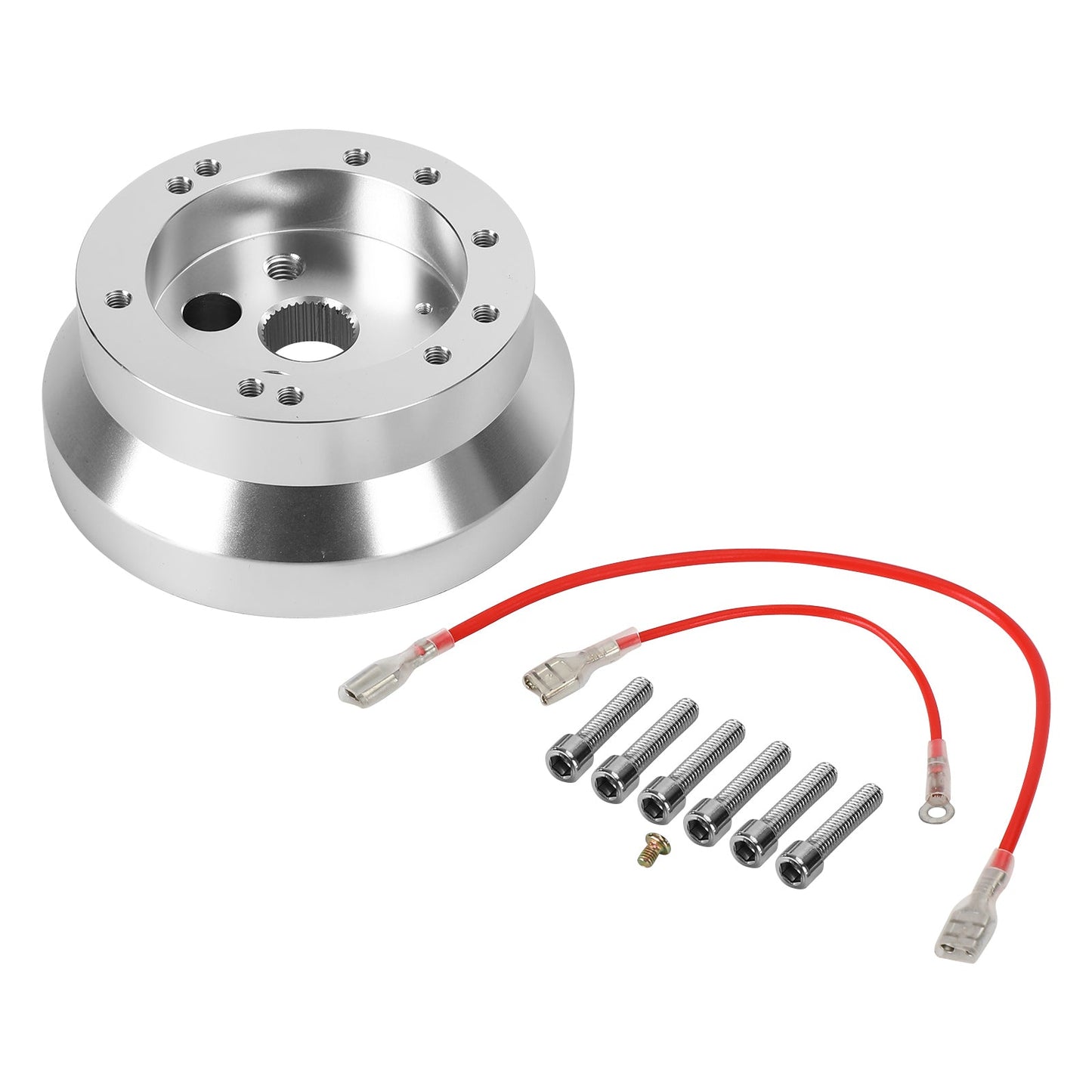 Ididit GM Chevy 5 & 6 Hole Steering Wheel Polished Short Hub Adapter Kit NEW