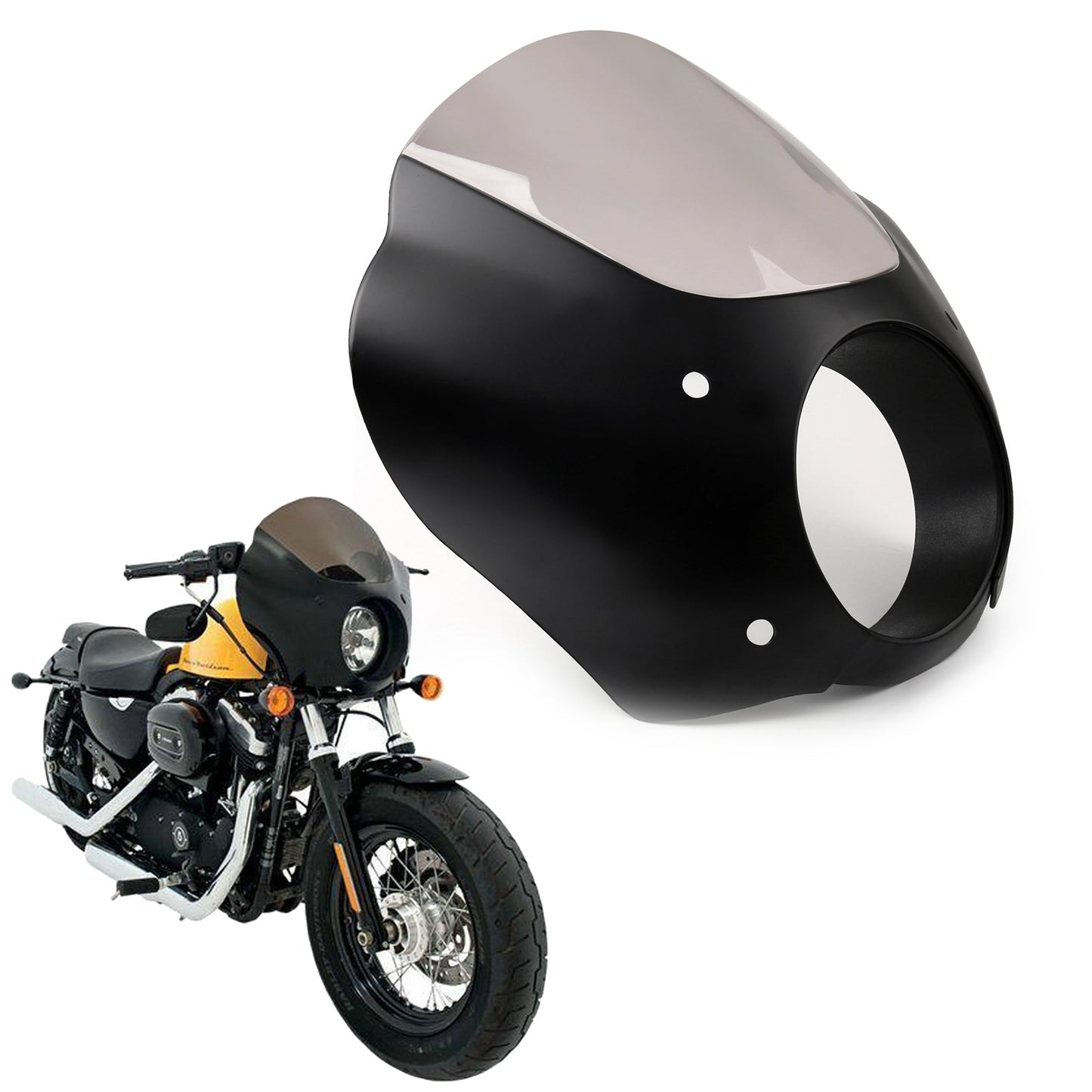Carénage de pare-brise pour Dyna 1986-2005 FXDL Dyna Low Rider 2007-2009 XL 1200V Seventy-Two 2012-2016 Street XG 750 2014-2016