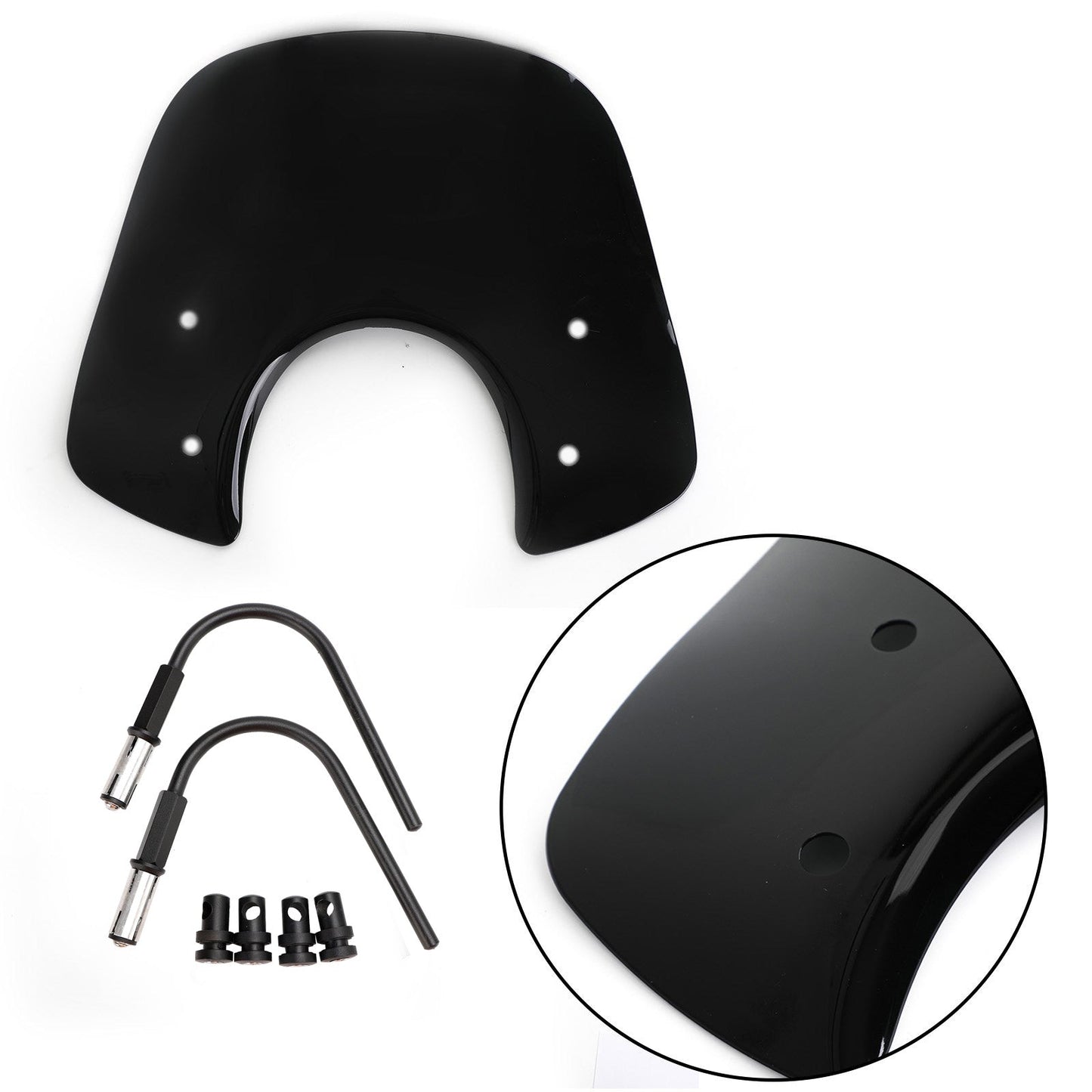 Pare-brise adapté pour Vespa LX50 LX125 LX150 GT200 GTS250ie GTS300 Super