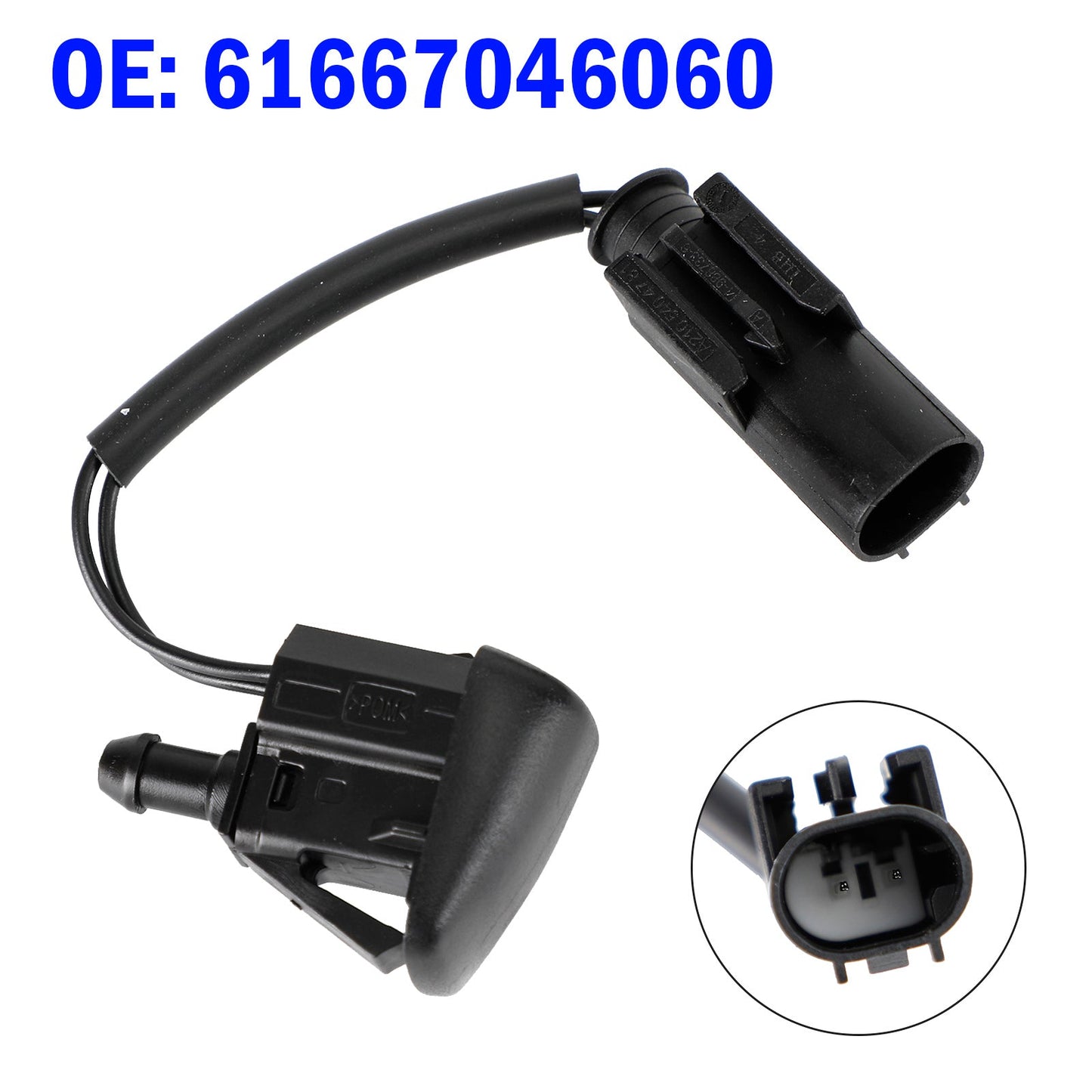 For BMW 5 Series E60 E61 61667046060 Windshield Wiper Nozzle Spray Jet 61667132969 61667054993