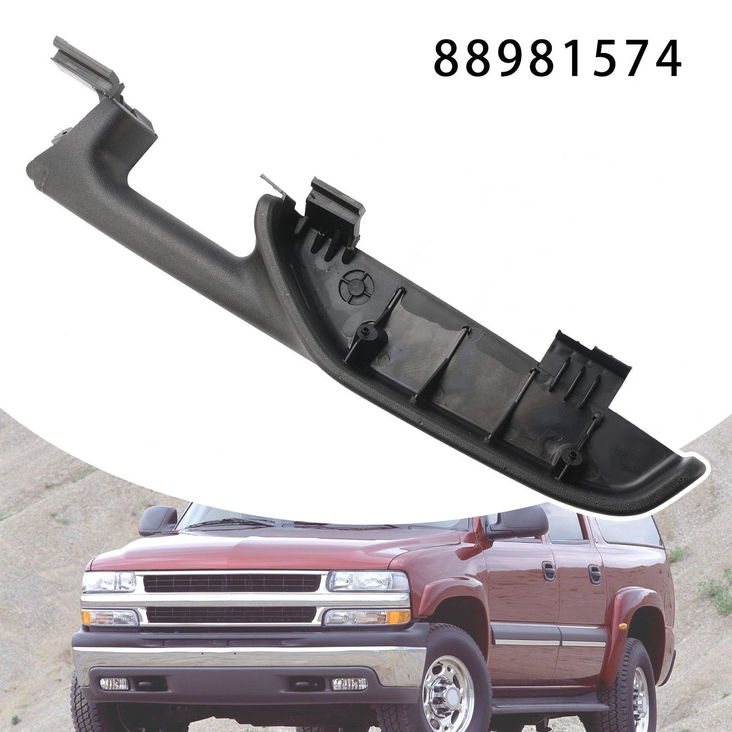 Poignée d'accoudoir de porte avant gauche 88981574 pour Chevrolet Suburban Tahoe Escalade Avalanche GMC Yukon 1999-2006