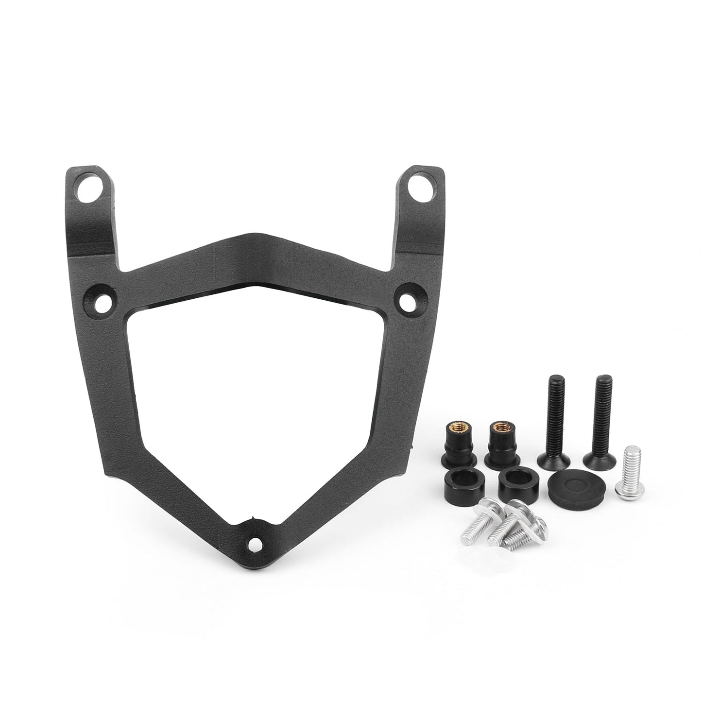 Pare-brise de moto ABS avec support pour Yamaha MT-03 16-19, noir