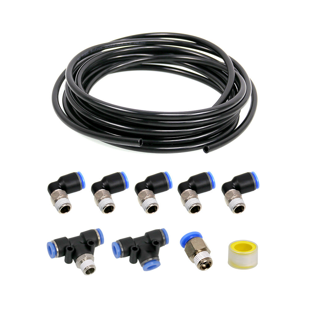 Kit de raccord à vide noir PUSH LOCK, soupape de décharge turbo et solénoïde pour véhicules turbo