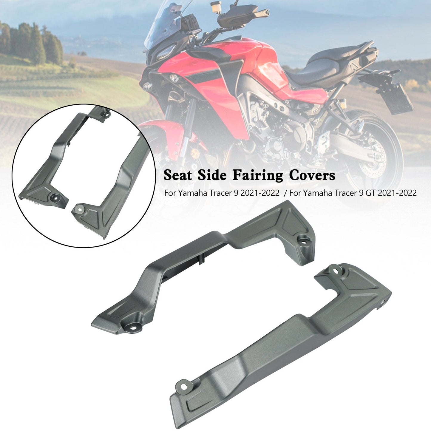 Carénages latéraux de selle arrière pour Yamaha Tracer 9 GT 2021-2022