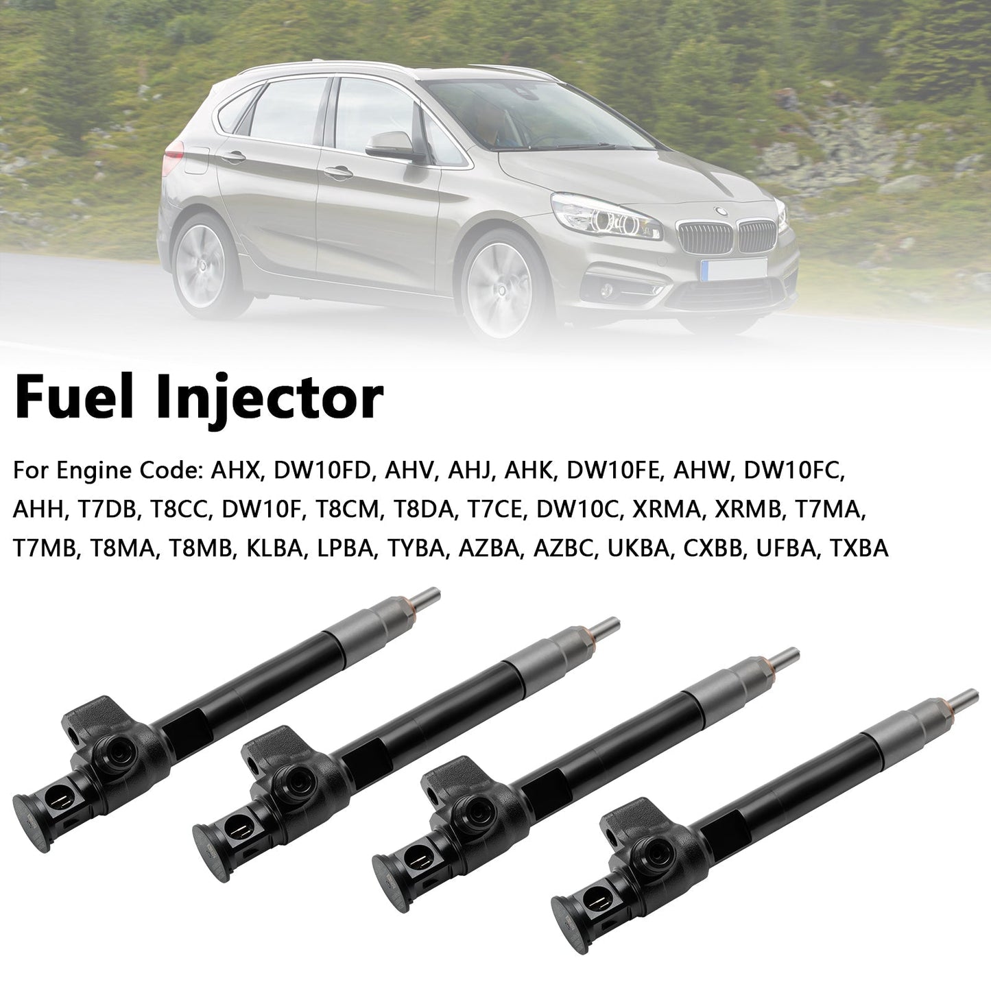 Injecteur de carburant diesel Ford Delphi 4 pièces 28388960 9674984080 28602948