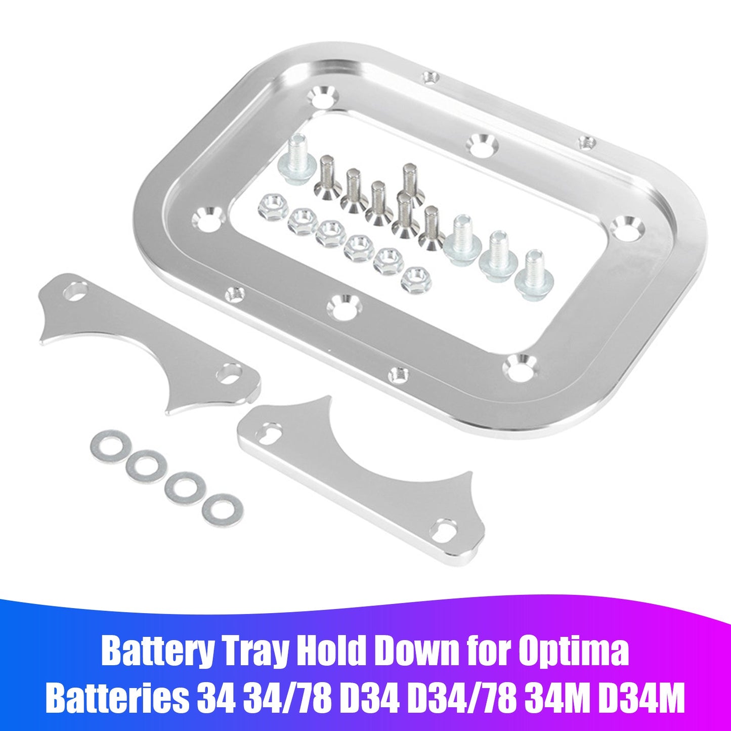 Support de batterie pour batteries Optima 34 34/78 D34 D34/78 34M D34M