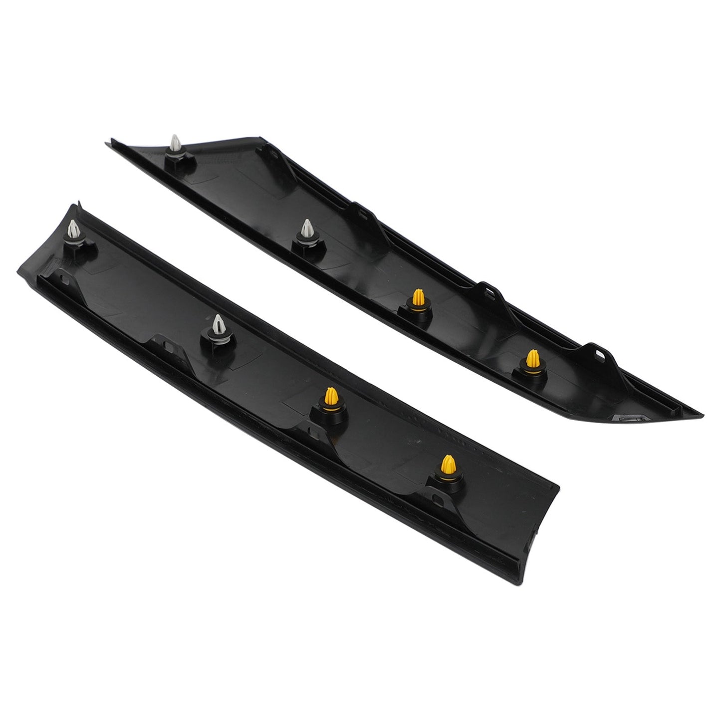 2 molduras negras para postes de parabrisas delanteros Mini R55 R56 51137272583/84
