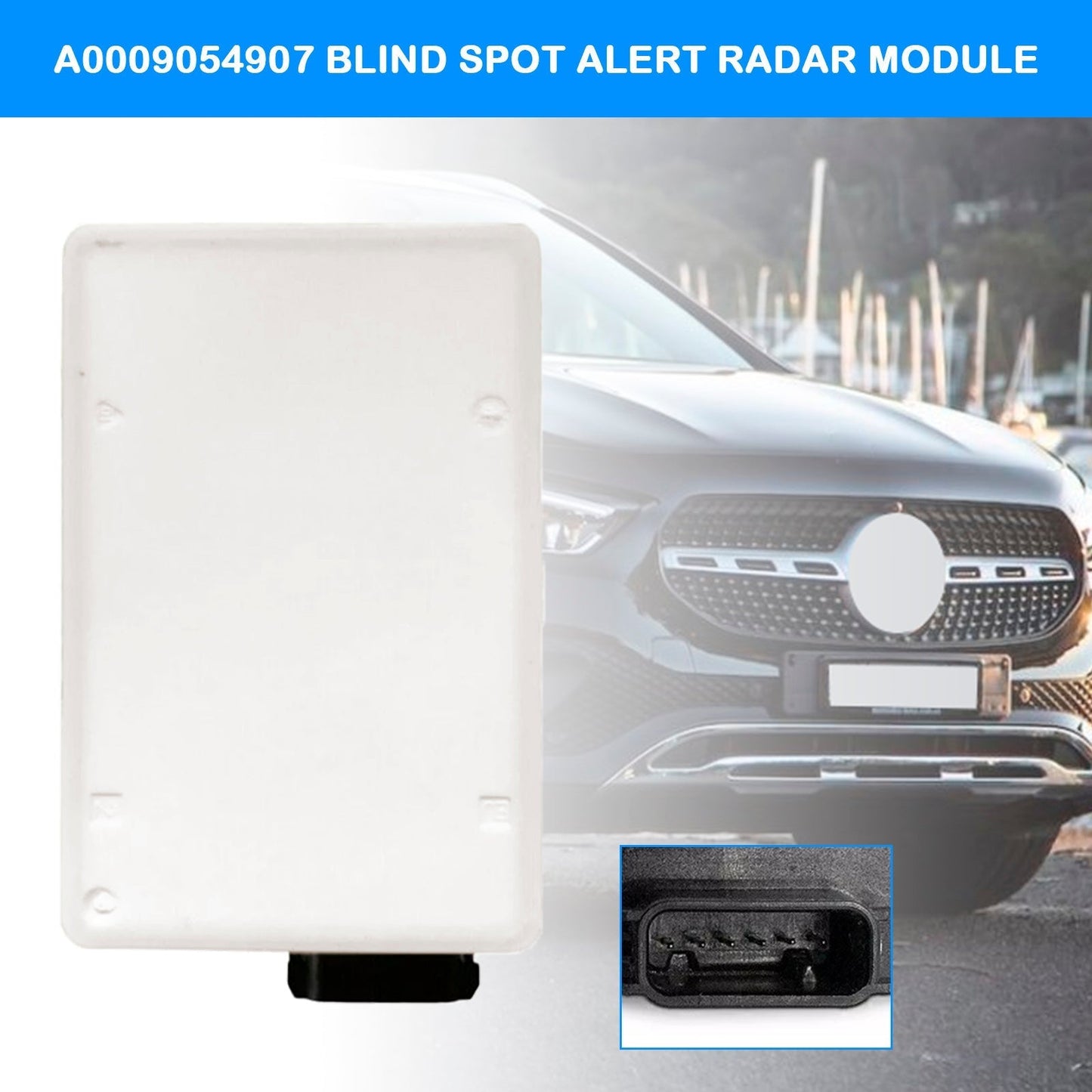 Capteur radar d'angle mort pour Mercedes Benz W205 GLC CLA GLE C63 AMG A0009054907