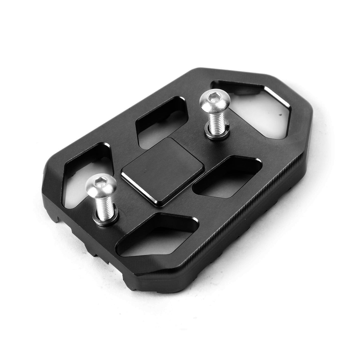 Adaptateurs de repose-pieds larges noirs pour Suzuki DL V-Strom 650 1000 / XT 2006-2020