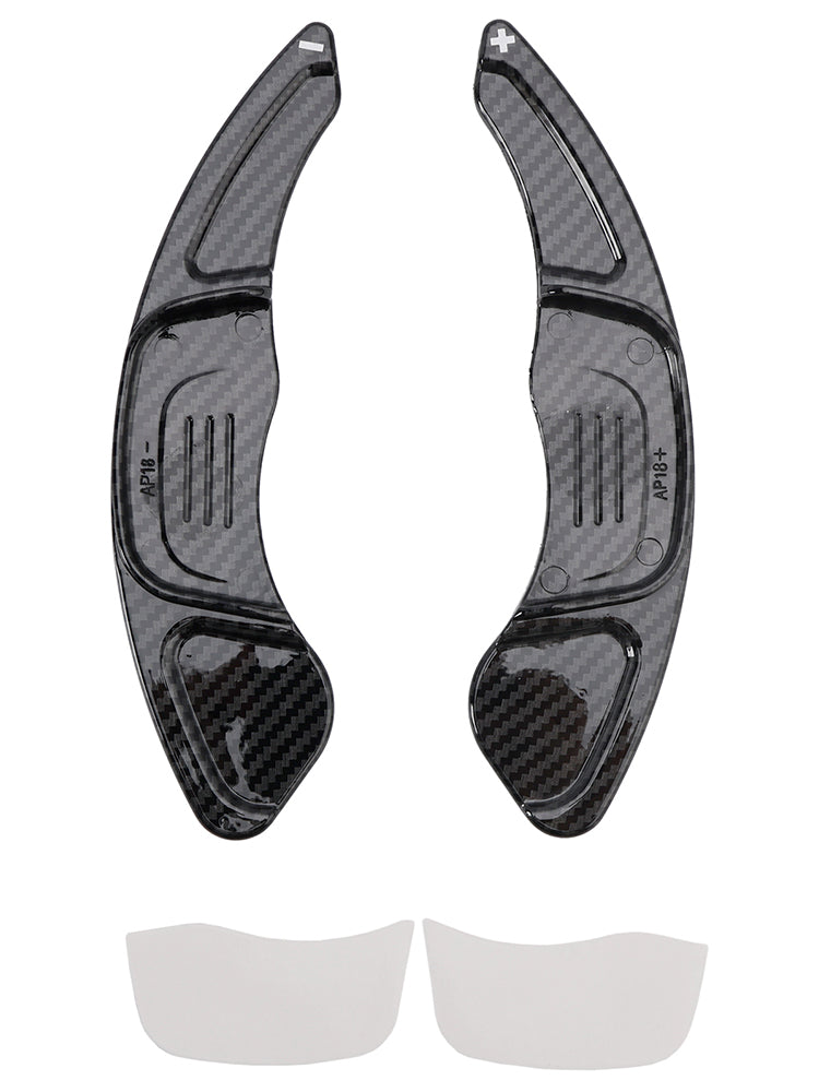 2016-2019 Volkswagen Alltrack R-Line Carbon Look Steering Wheel Paddle Shifter Extension Covers