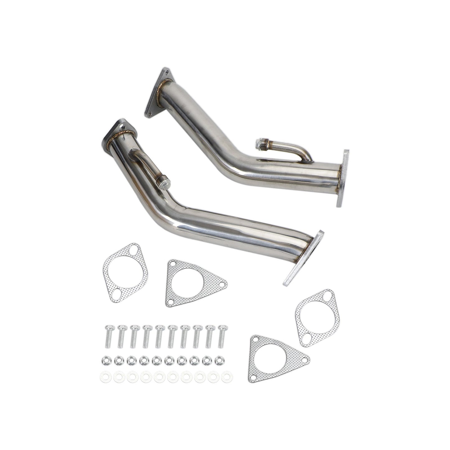 Tuyau d'échappement de 2,5 pouces en acier inoxydable pour Infiniti G37 3,7 L V6 Coupé/Berline (2008-2013)