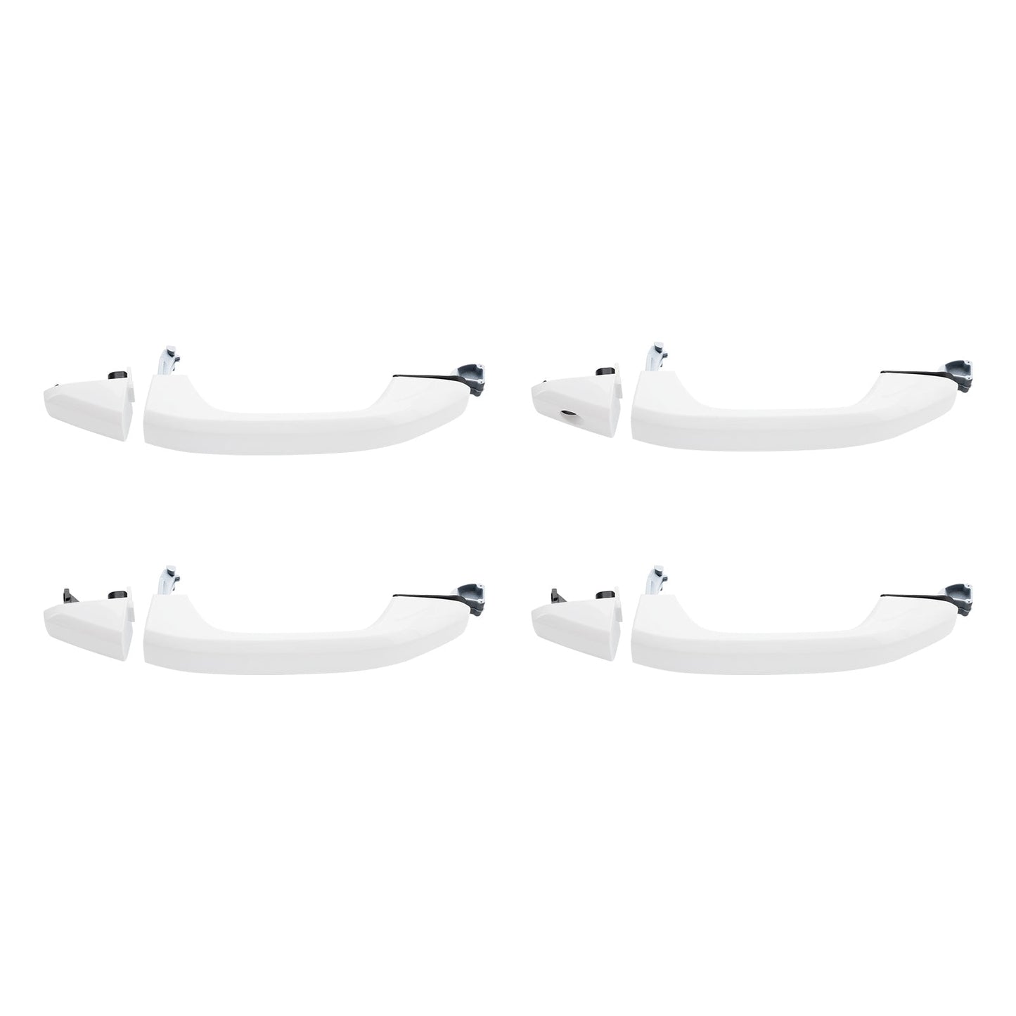 Poignées de porte extérieures 4 pièces pour Chevrolet Silverado GMC Sierra 1500 2014-2018 13583889 13583894