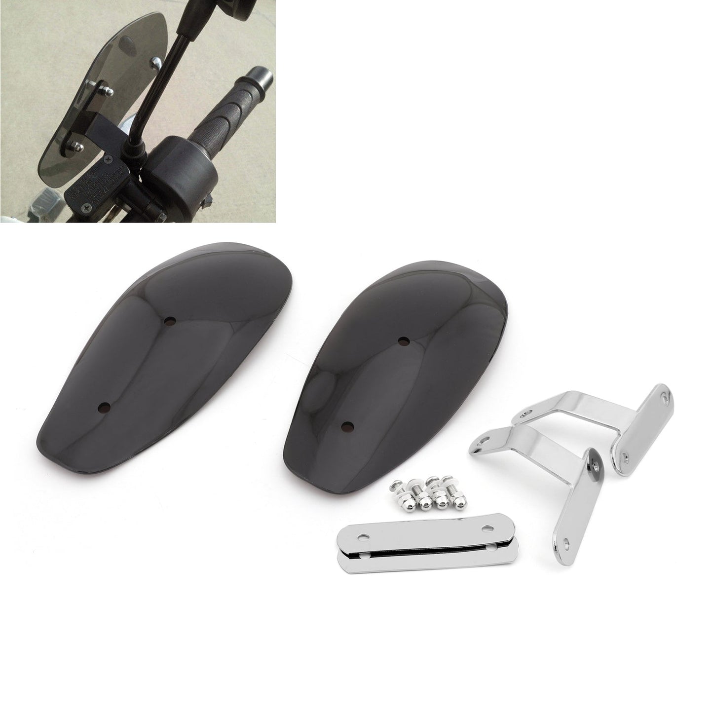 Protège-mains déflecteur de vent froid pour Softail Touring Honda Smoke