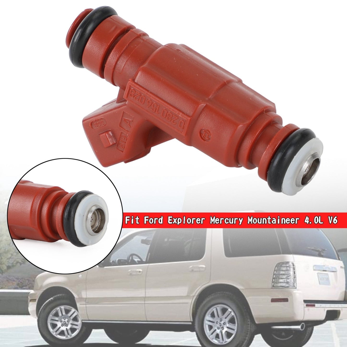 2002-2003 Ford Explorer 4.0L/ Explorer Sport 4.0L 1PCS Fuel injectors 0280156028