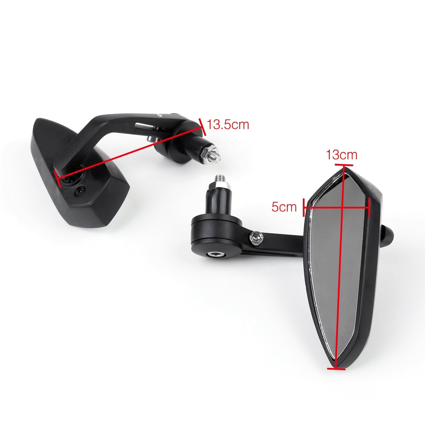 Rétroviseur latéral universel pour guidon de moto 7/8" 22 mm