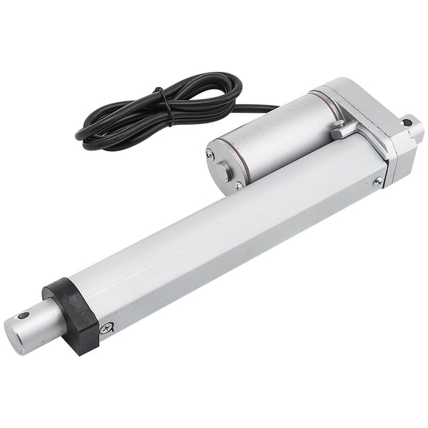Actuador lineal de 6" de carrera, motor eléctrico de 12 V CC, 900 N, resistente al agua, 150 mm