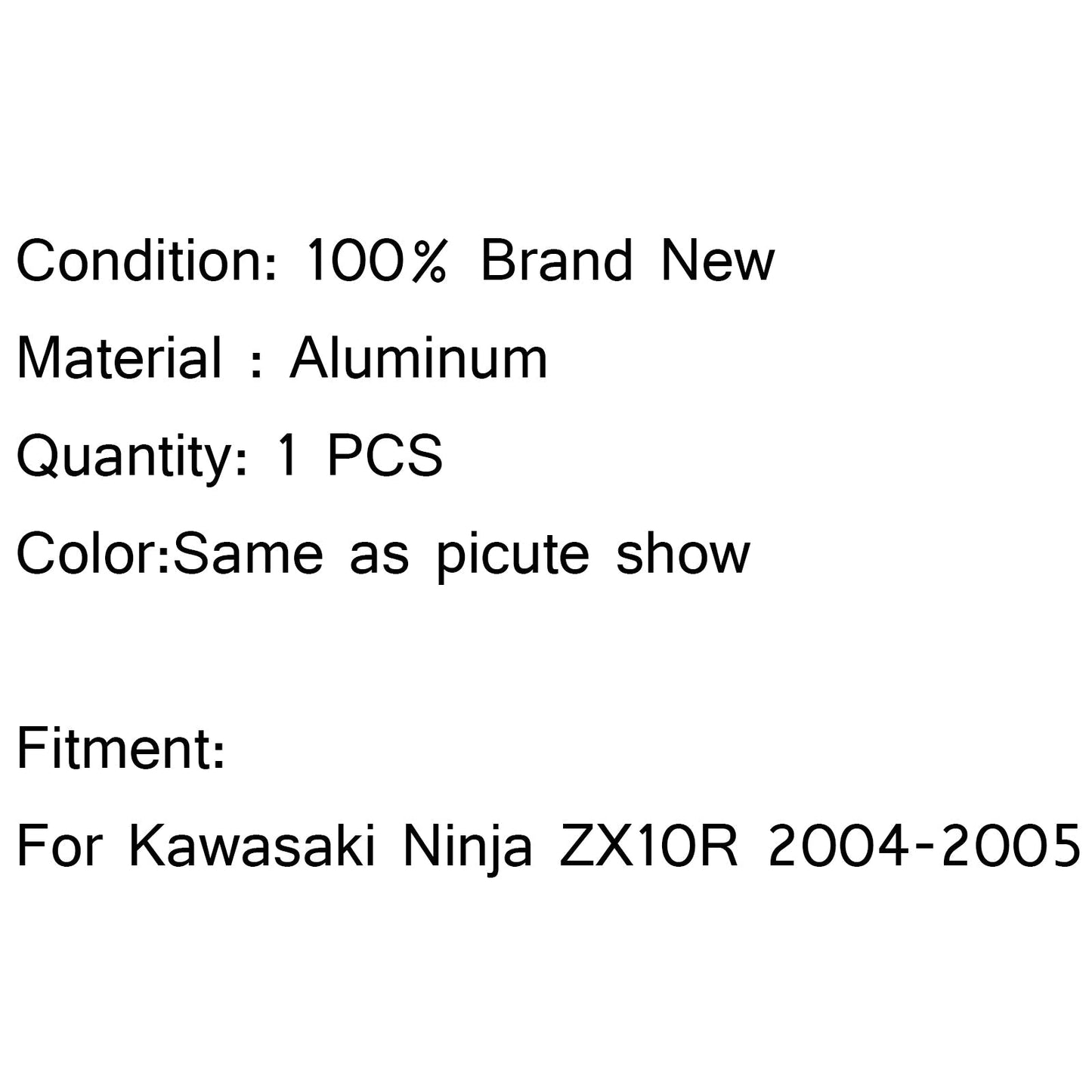 Radiador de aluminio negro para Kawasaki Ninja ZX10R ZX-10R ZX 10R 2004-2005
