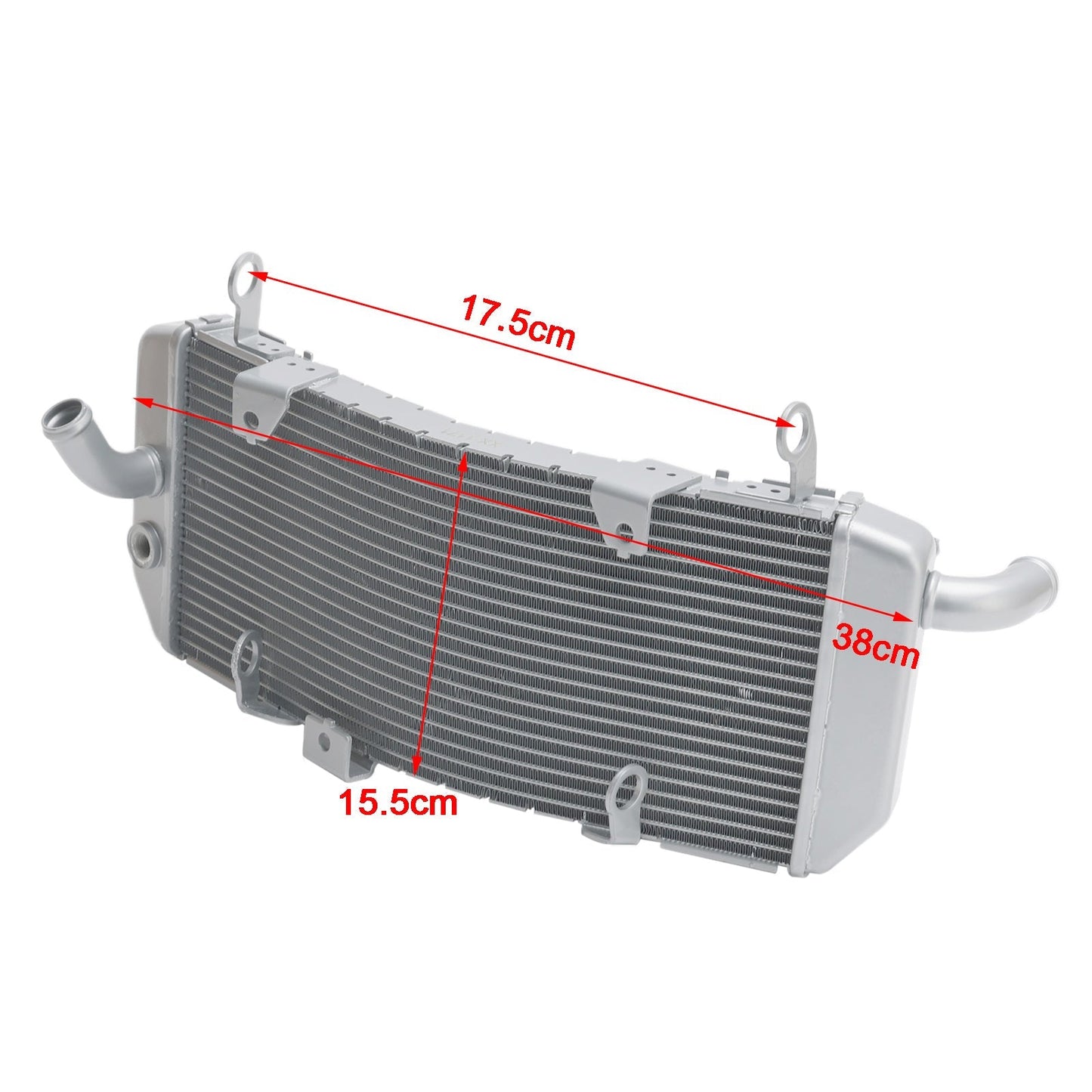 Radiateur de refroidissement en aluminium argenté pour Yamaha Tmax 530 (2017-2019) et T-max 560 (20-23)