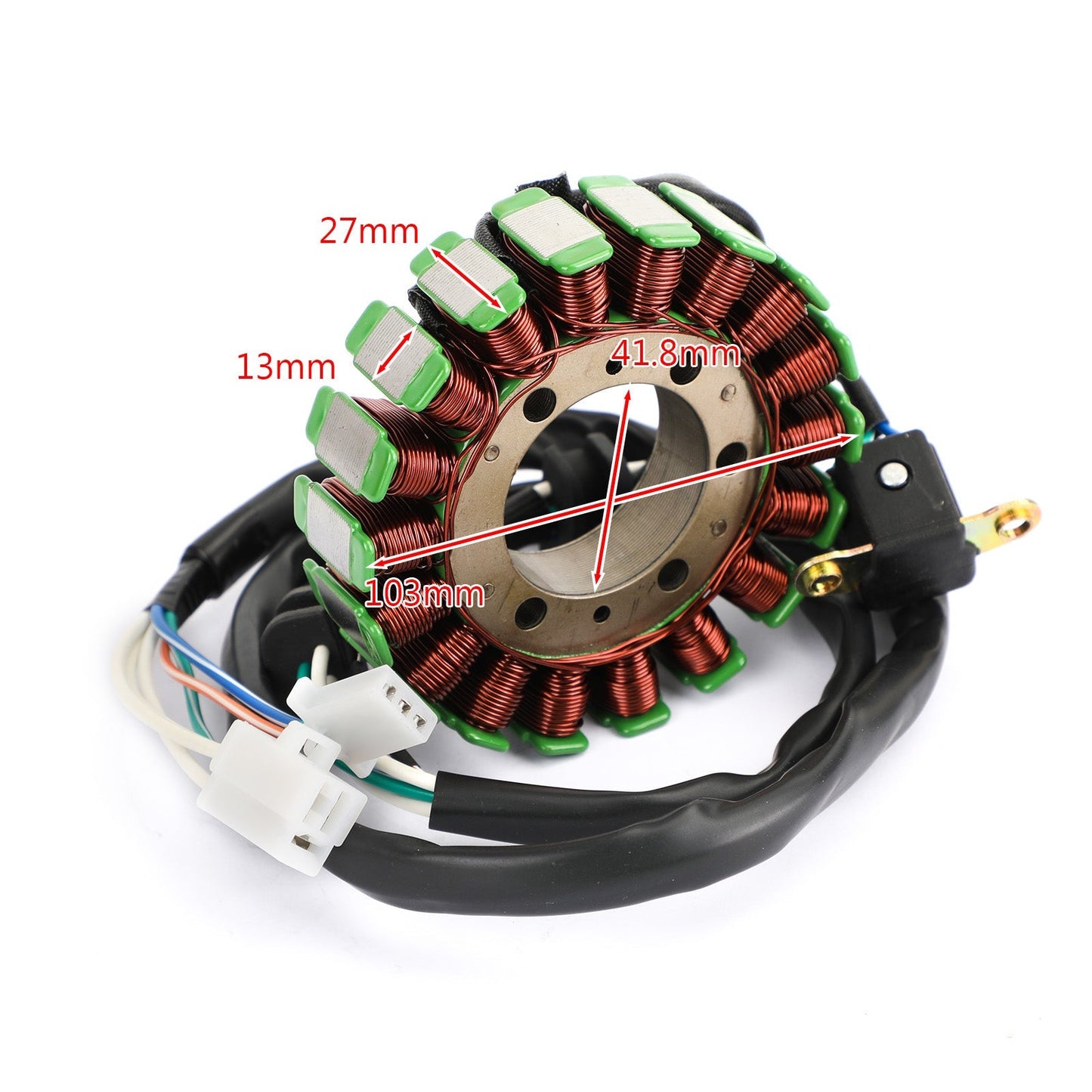 Bobina del estator del motor del generador magnético compatible con Yamaha XVS 125 250 Drag Star 2000-2006 5JX-81410-00-00