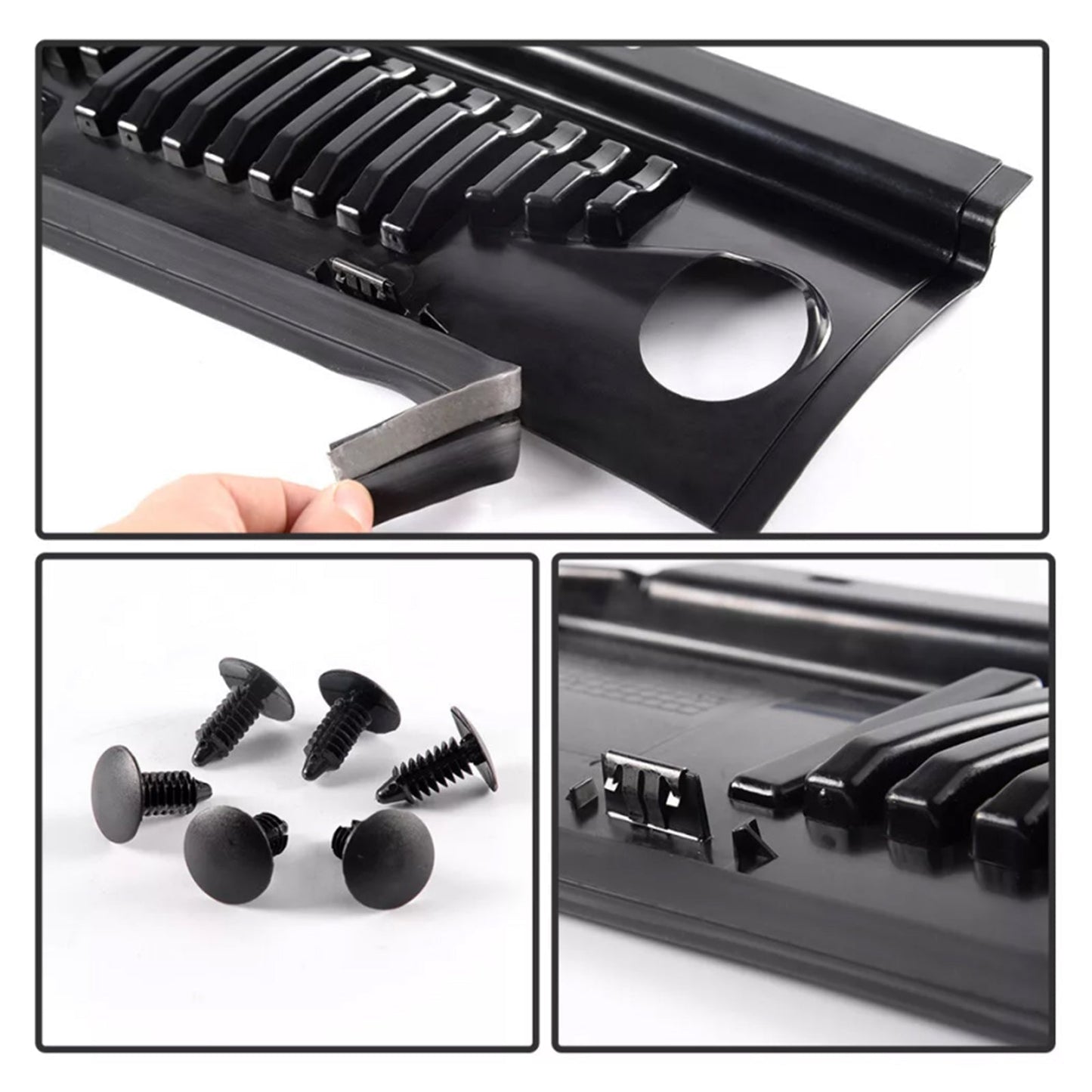 Grille de pare-brise pour Ford Mustang Mach I Coupé 2003-2004, panneau de capot d'essuie-glace droit et gauche 3R3Z6302228AAA