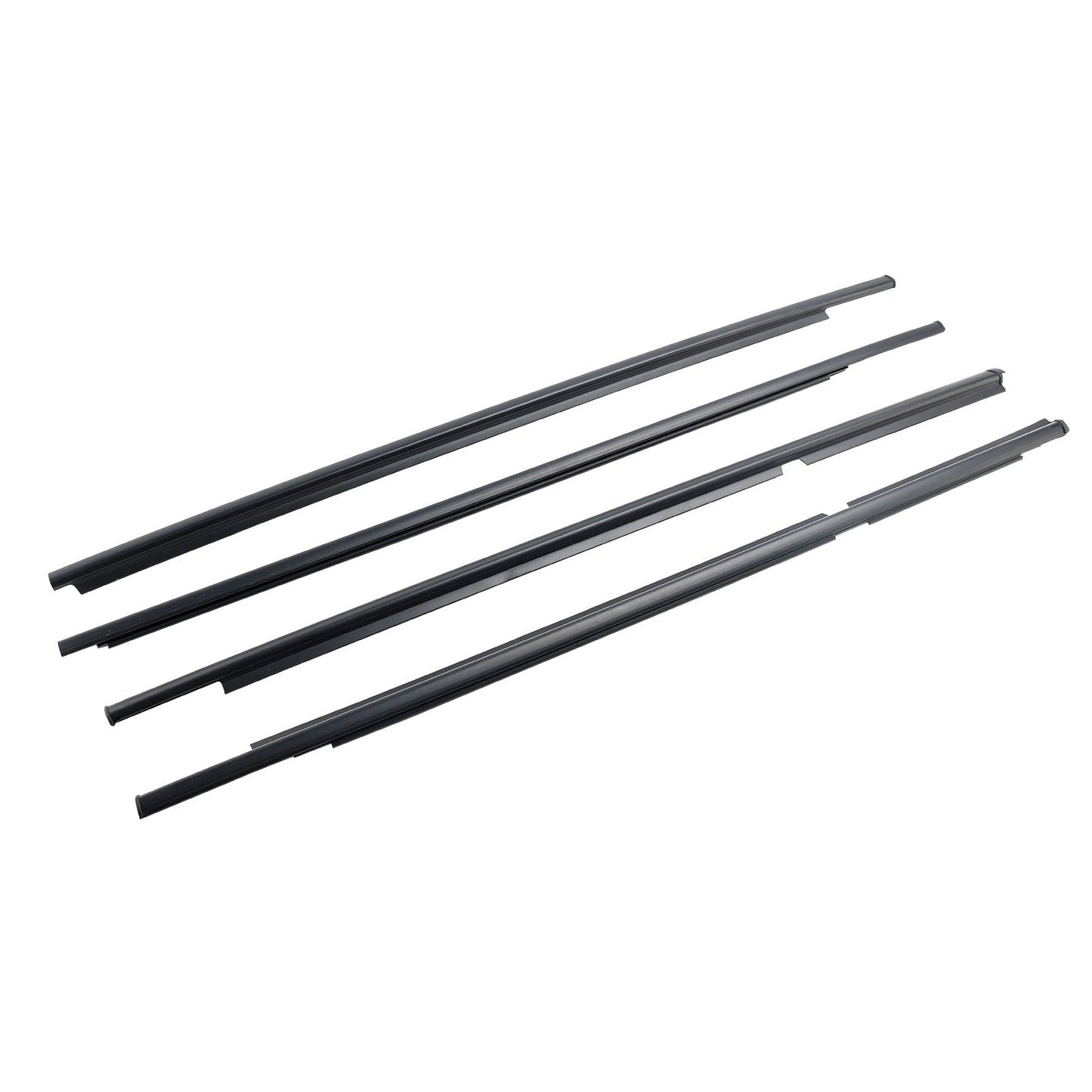 2005-2011 Toyota Yaris (NCP90, NCP91, KSP90, ZSP90) 4 pièces moulures de joint d'étanchéité pour vitres de portières extérieures 68160-52110 68210-52110