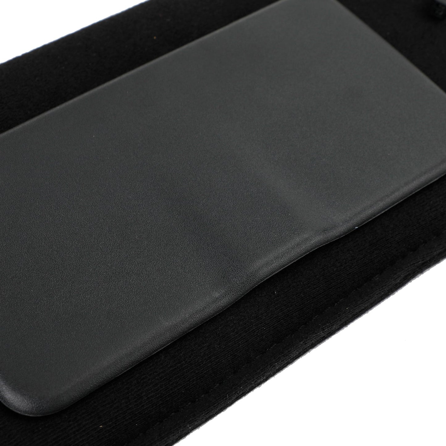 Paire de pare-soleil noirs avec miroir de courtoisie pour Corvette C5 8 cylindres, 5,7 L, 1997-2004, 10442033 et 10442034