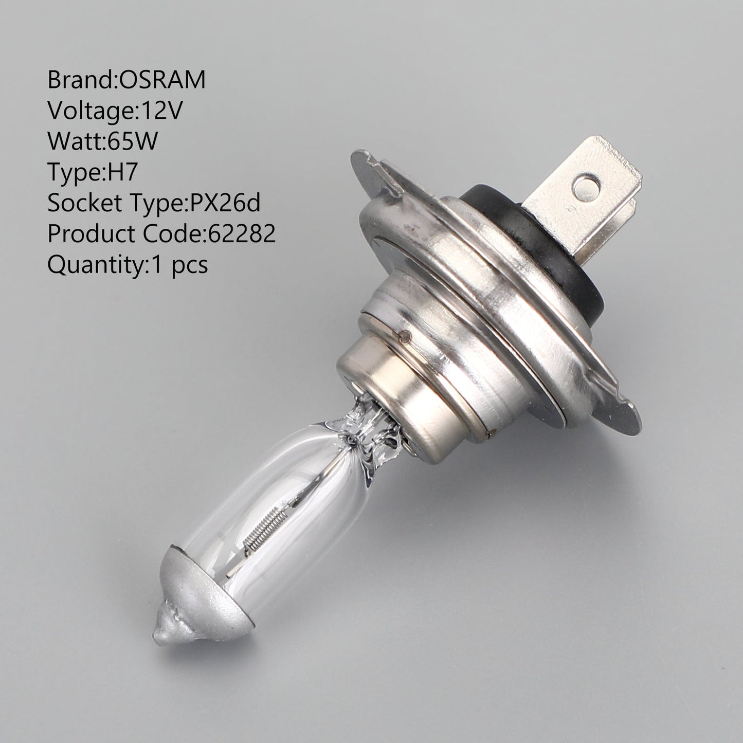 Ampoule H7 pour phare de voiture OSRAM Super + 30 % de lumière en plus PX26d 12 V 65 W 62282