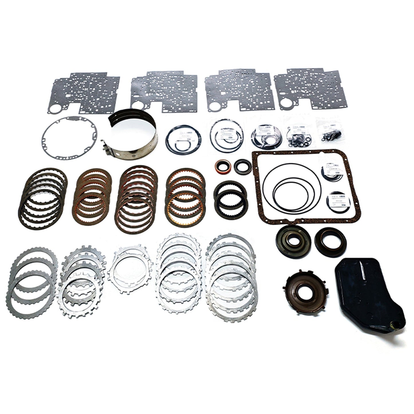 Kit de reconstruction de transmission Super Master (2004 et plus) avec aciers et pistons 4L60E W74008GAP