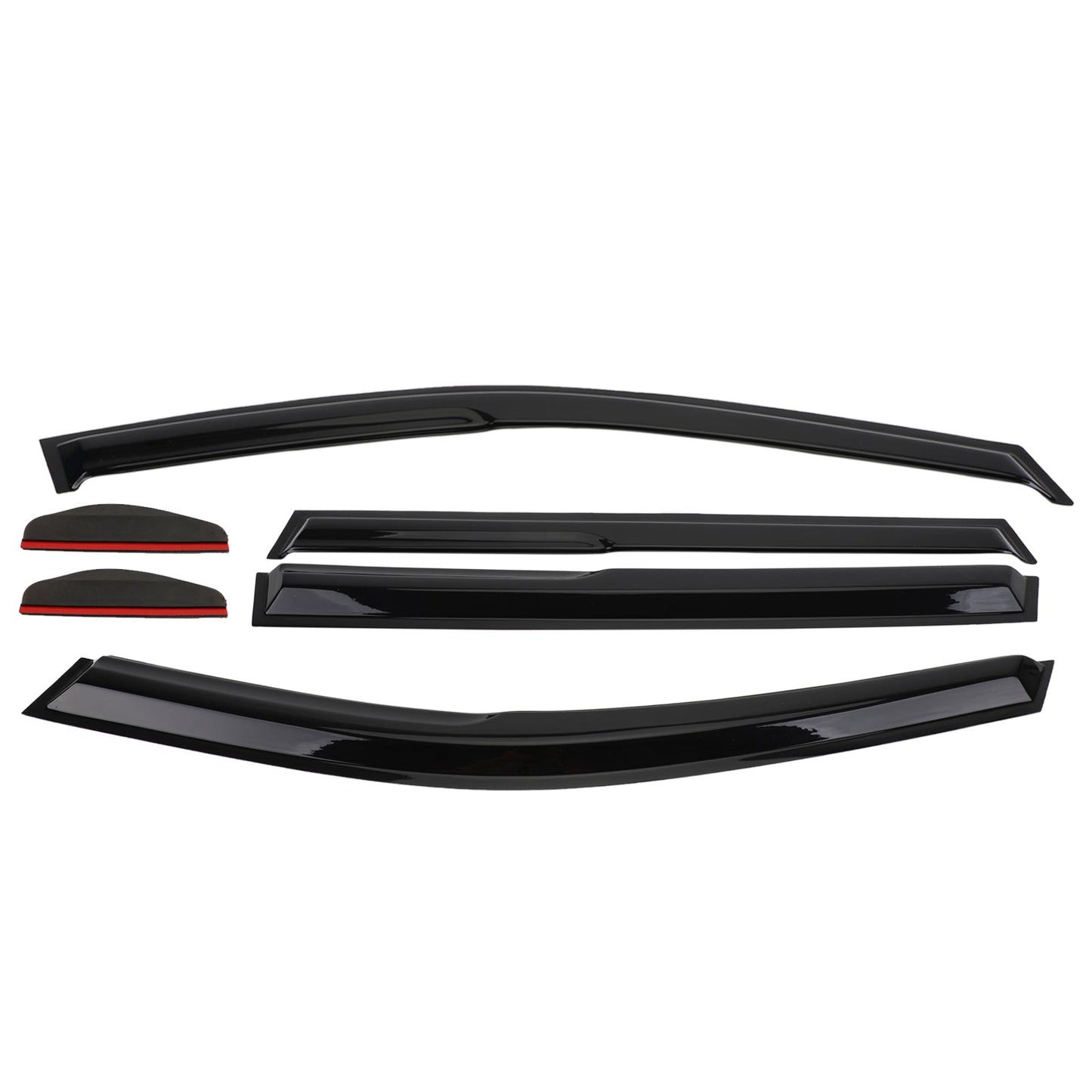 Kit de 6 pare-soleil et pare-pluie pour vitres de voiture Toyota RAV4 2019-2020