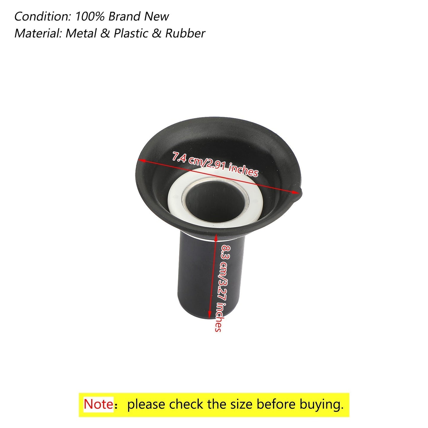 Piston de diaphragme de carburateur Yamaha XV500/XV535 (2 pièces)