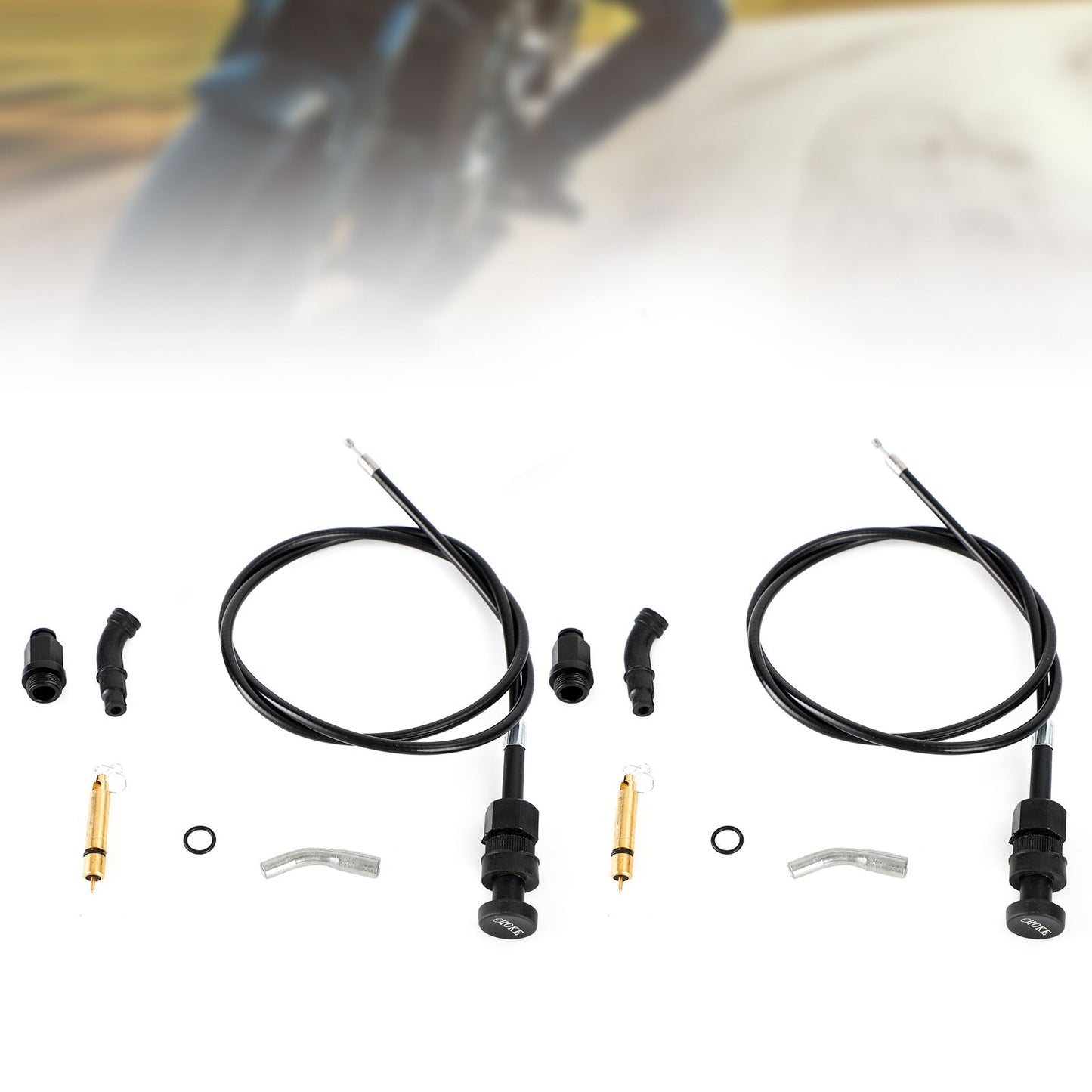 2000-2006 Honda Rancher TRX350 FM TM 2PCS Carburetor Choke Cable Plunger Kit