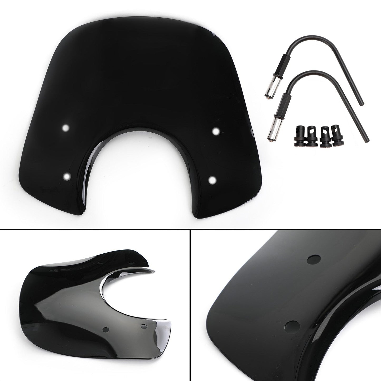 Pare-brise adapté pour Vespa LX50 LX125 LX150 GT200 GTS250ie GTS300 Super