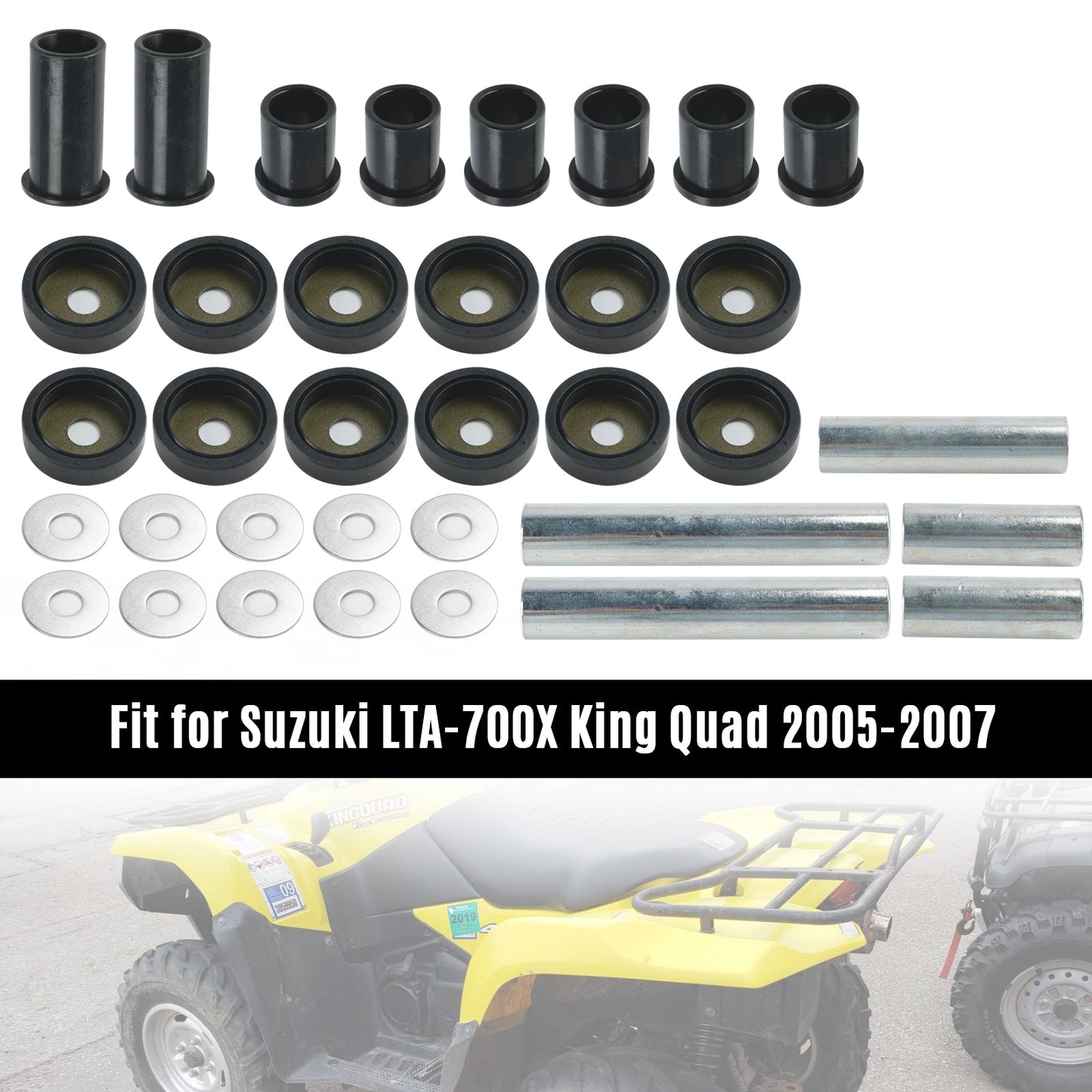 Kit de bagues de bras triangulaire arrière pour Suzuki 450 700 King Quad LTA-450X LTA-700X 50-1041