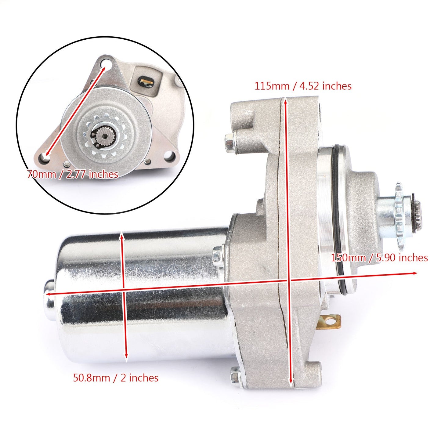 Arranque 02-05 Bombardier ATV DS90 Mini Quest 90 4 tiempos A31200-152-000 Accesorio