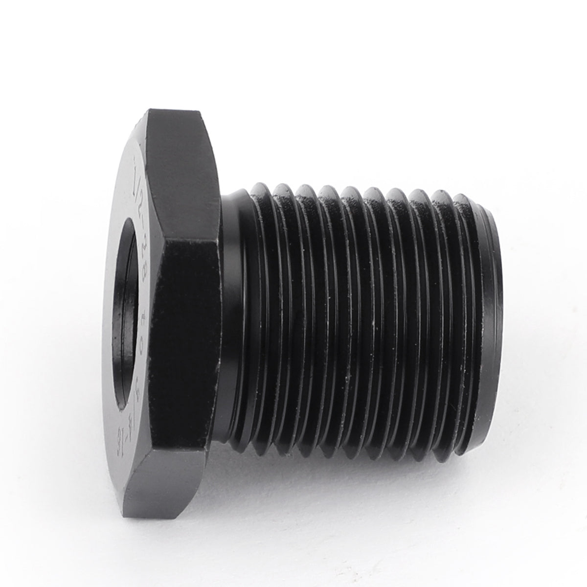 Adaptateur fileté pour filtre à huile 1/2-28 vers 3/4-16, plus résistant que l'aluminium.