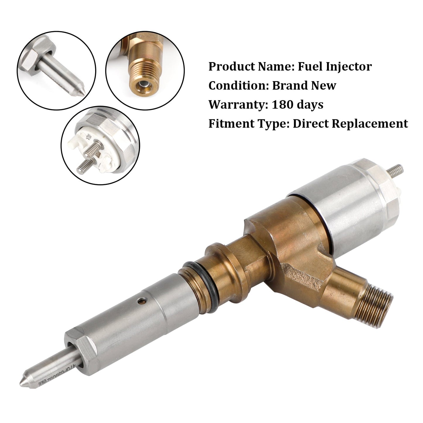Injecteur de carburant Caterpillar C6 C6.4 pour excavatrice CAT 320D 1 pièce 3264700 10R-7675