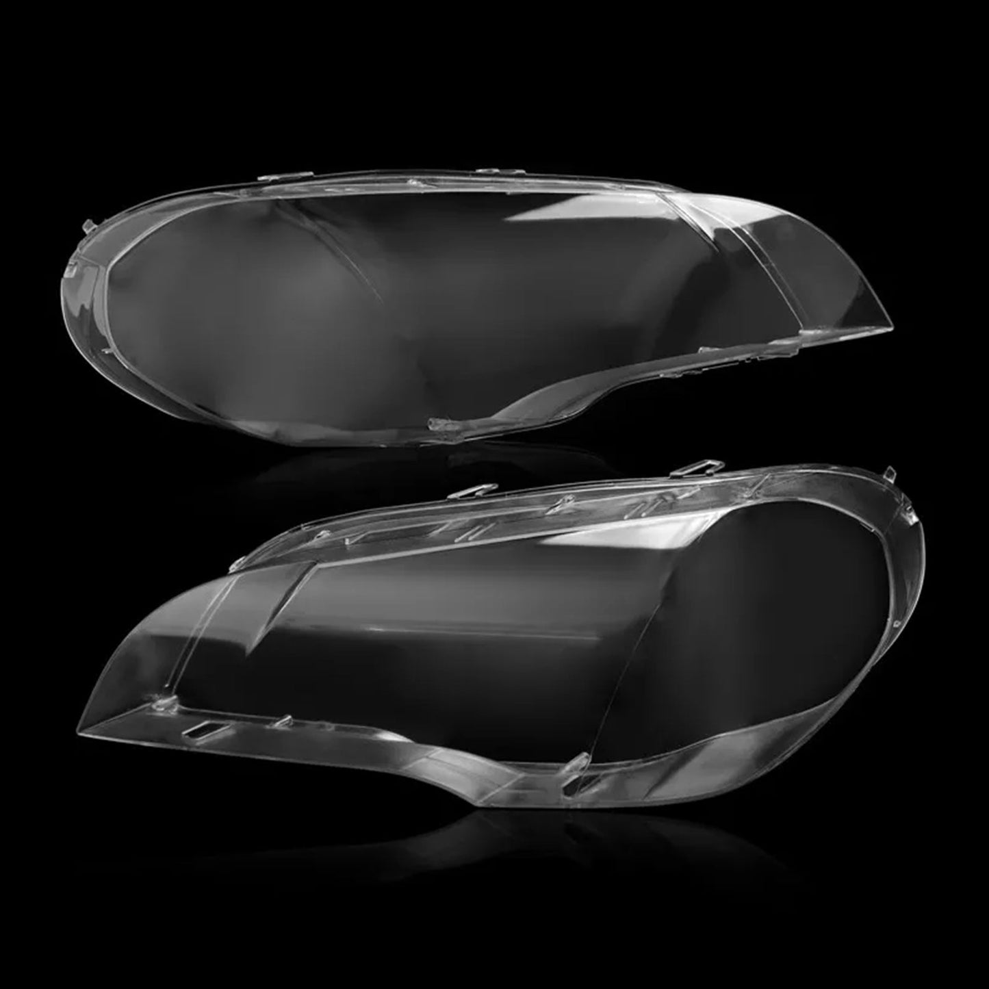 2007-2013 BMW X5 E70 2 pièces couvercle de lentille de phare transparent phare gauche + droit 63117288996 63117288998