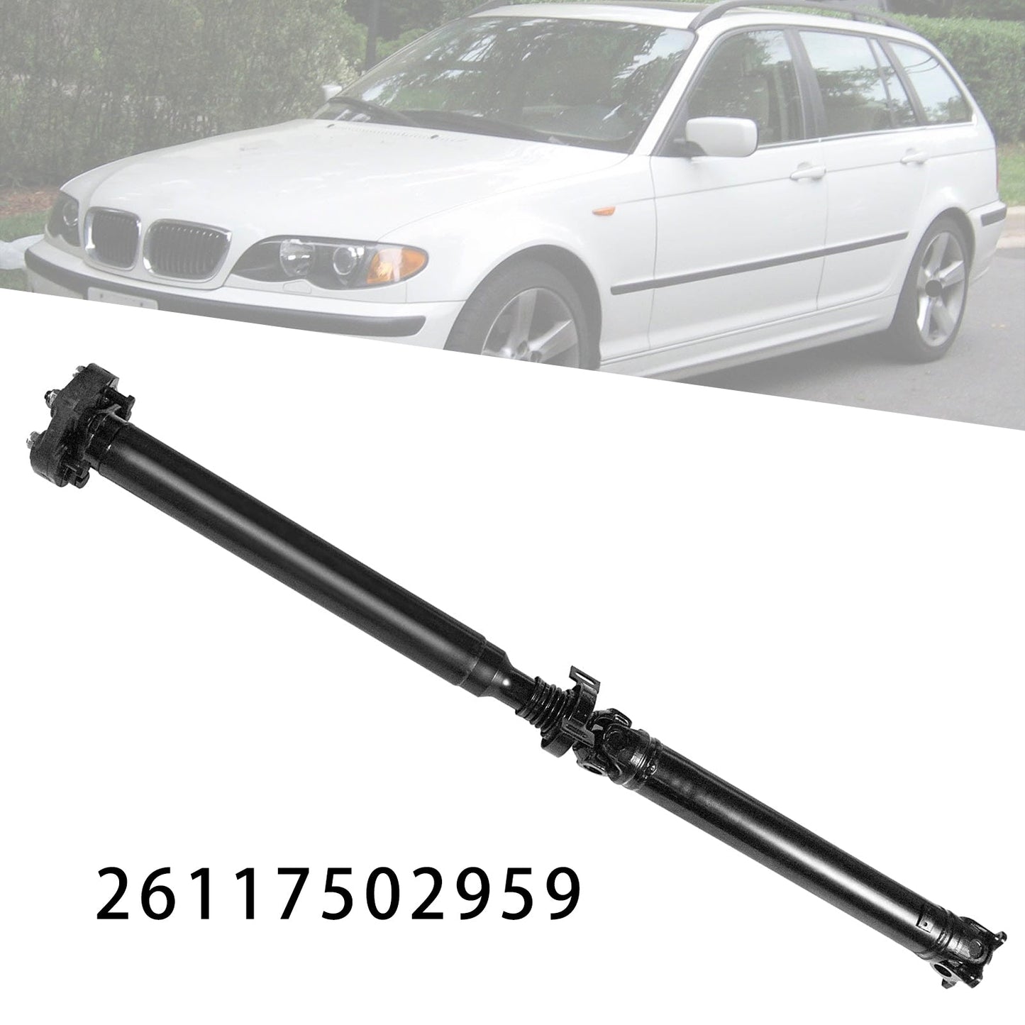 2001-2005 BMW E46 325xi 330xi L6 2.5L Rear Driveshaft Prop Shaft Assembly 26117502959