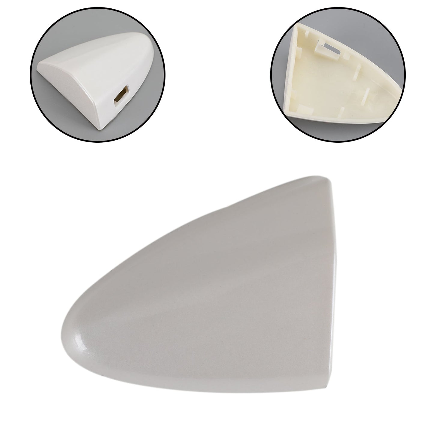 Capuchon de protection de clé de poignée de porte extérieure avant gauche blanche pour Lexus IS250 69218-53021