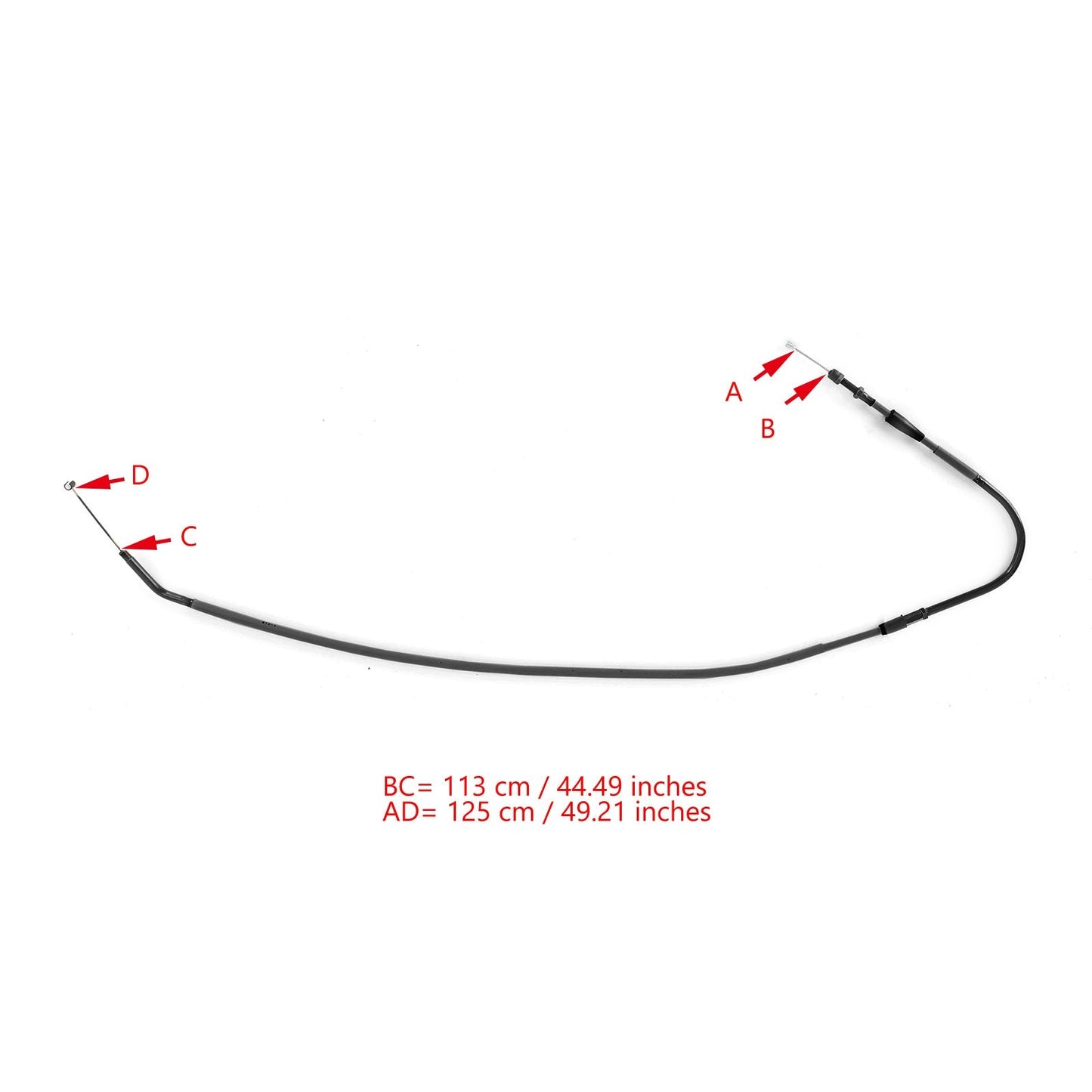 Cable de embrague de repuesto para motocicleta Yamaha FZ1N 2006-2010