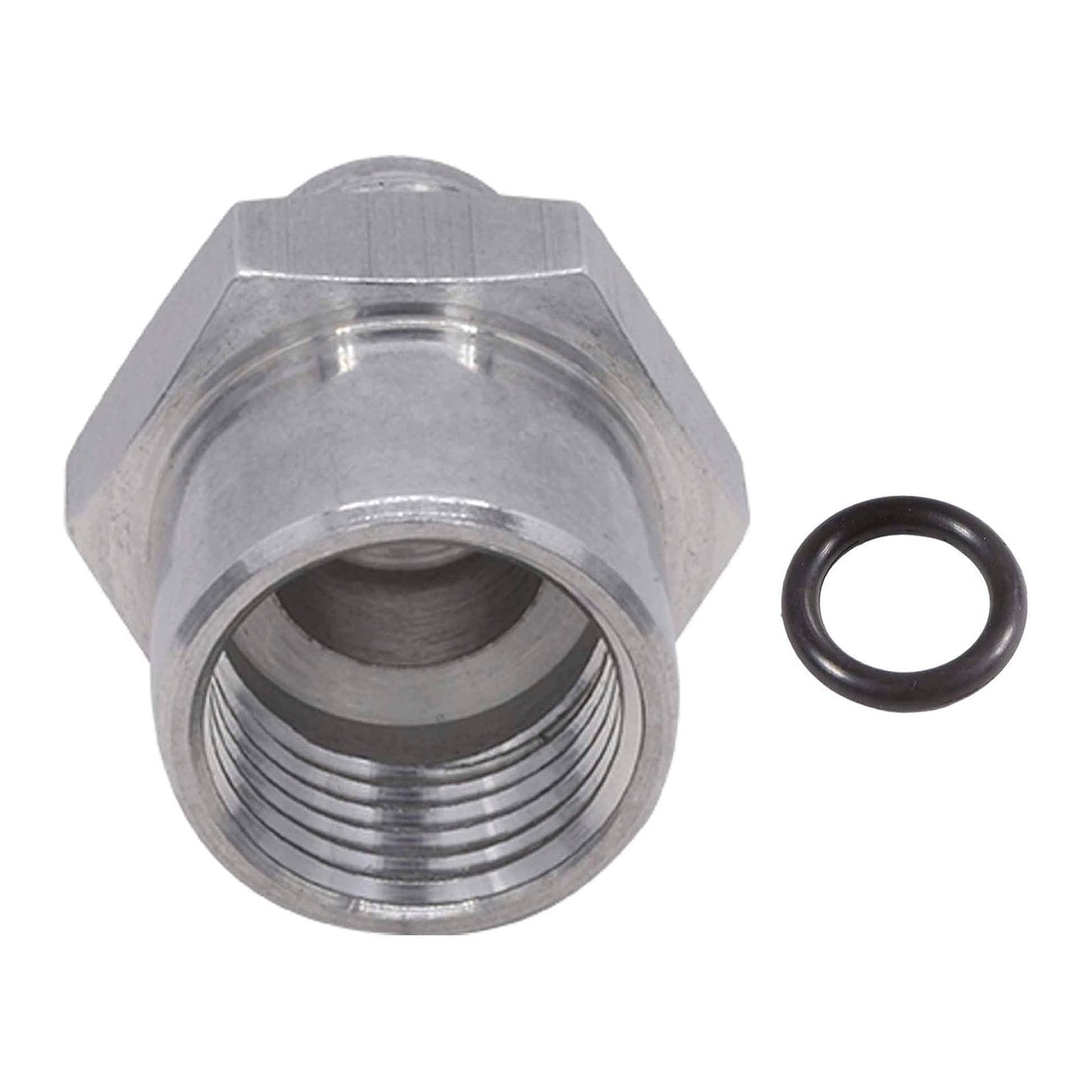 Adaptador de línea de combustible de alimentación abocardada macho 6AN a conector hembra M16-1.5 F06ANFM1615