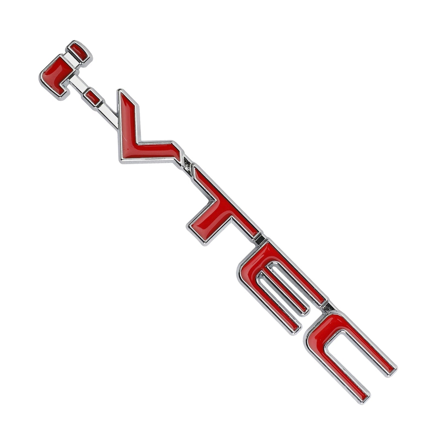 Emblème 3D en métal pour coffre de voiture i-VTEC, autocollant pour aile arrière Turbo, rouge et argent
