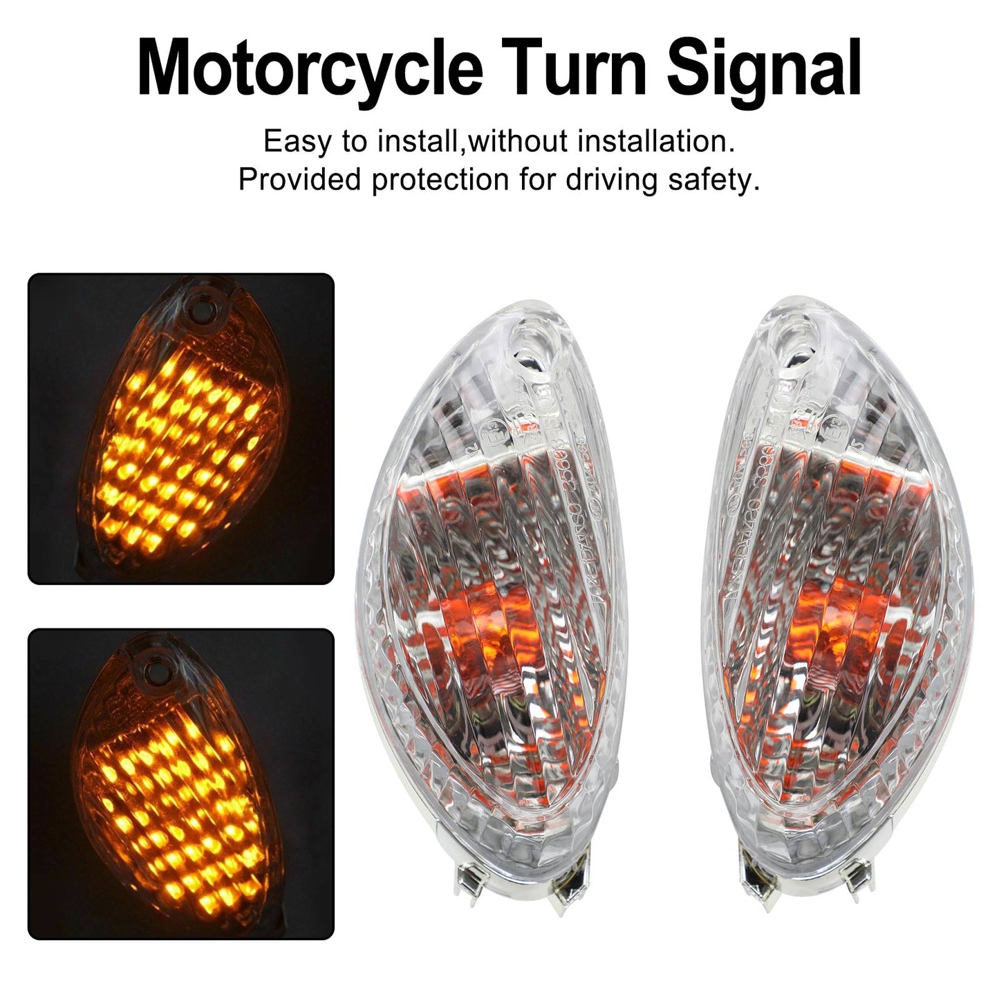 Luz de giro trasera para SUZUKI Hayabusa GSXR1300 GSX-R 1300 2008-2017 (Compatible)