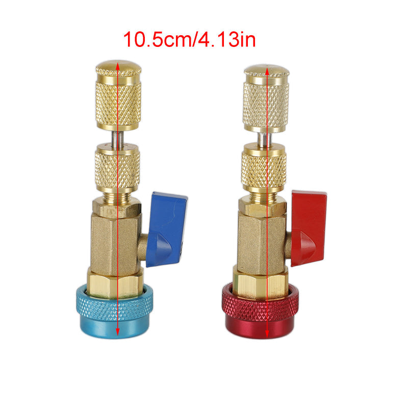 Ensemble d'outils de démontage et d'installation de noyau de valve de réfrigérant Outil de valve côté haut et bas