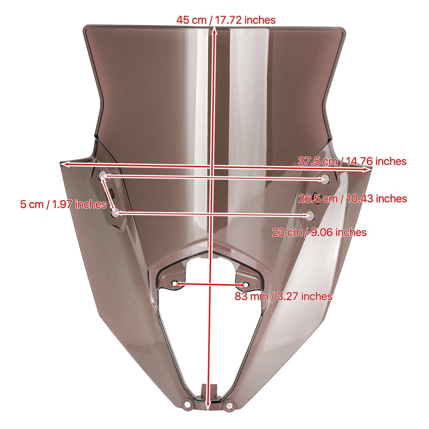 Pare-brise Kawasaki NINJA 650 ER6F 2020-2022