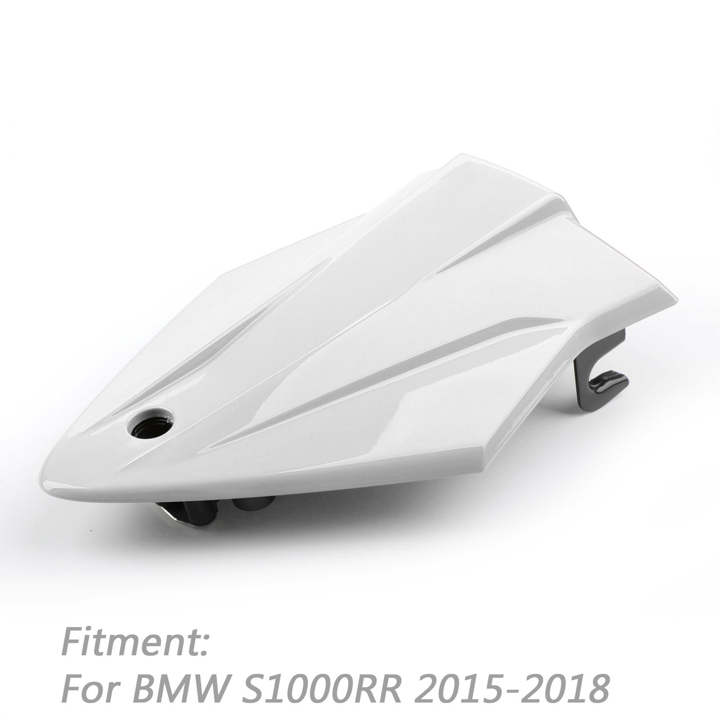 Capot de siège arrière passager en plastique ABS blanc pour BMW S1000RR K46 2015-2018
