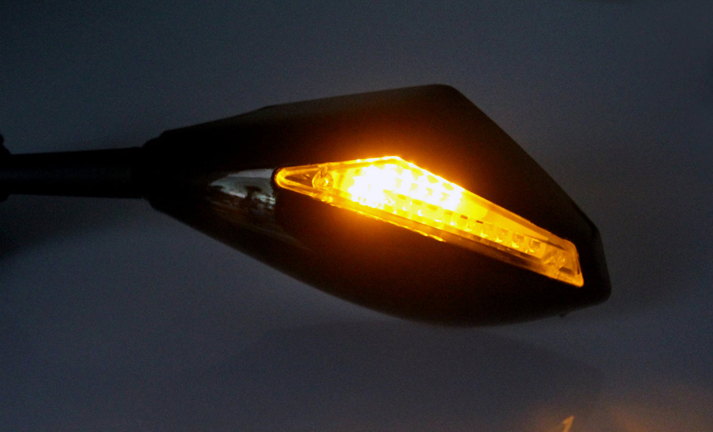 Rétroviseurs LED universels pour motos, clignotants, pour Honda, Kawasaki, Suzuki et Yamaha