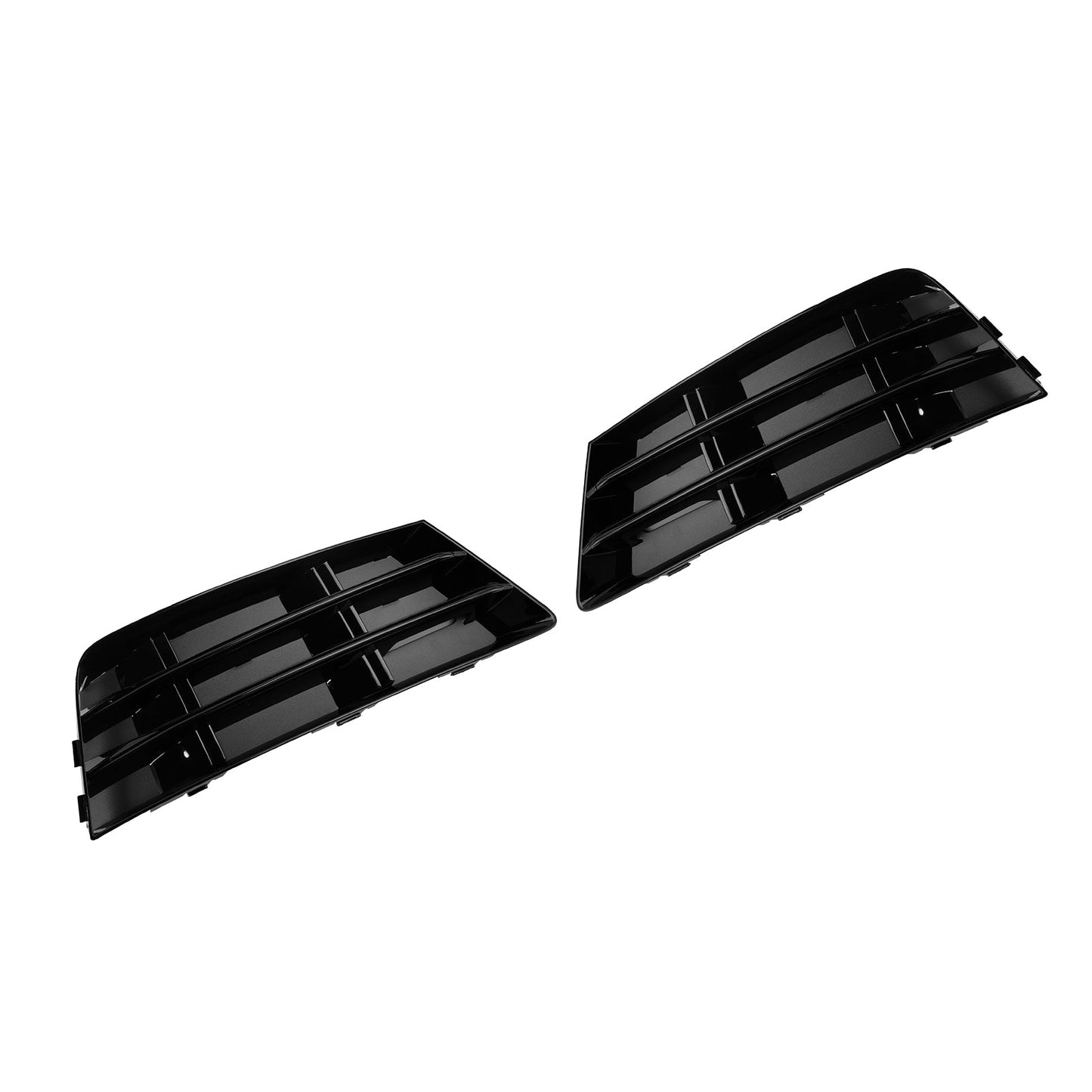 2016-2018 2PCS Front Fog Light Grill Lower Bumper Grille Fit AUDI A4 B9